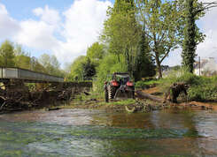 Enlèvement des embâcles au Moulin Vert