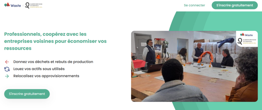 Plateforme Ty Waste :  L’économie circulaire pour les professionnels