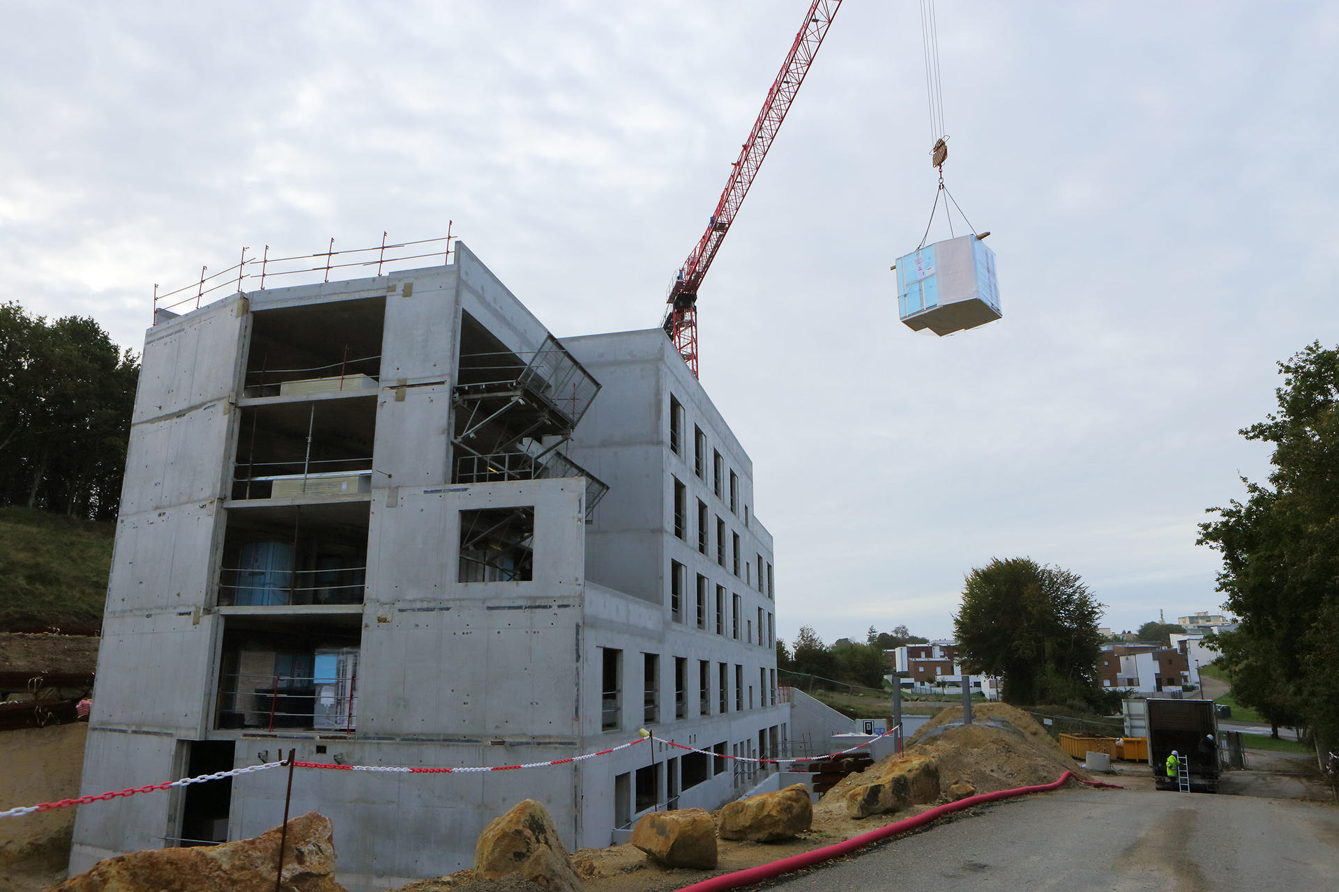 EHPAD « nouvelle génération » à Penhars : le chantier se poursuit