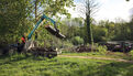 Enlèvement des embâcles au Moulin Vert