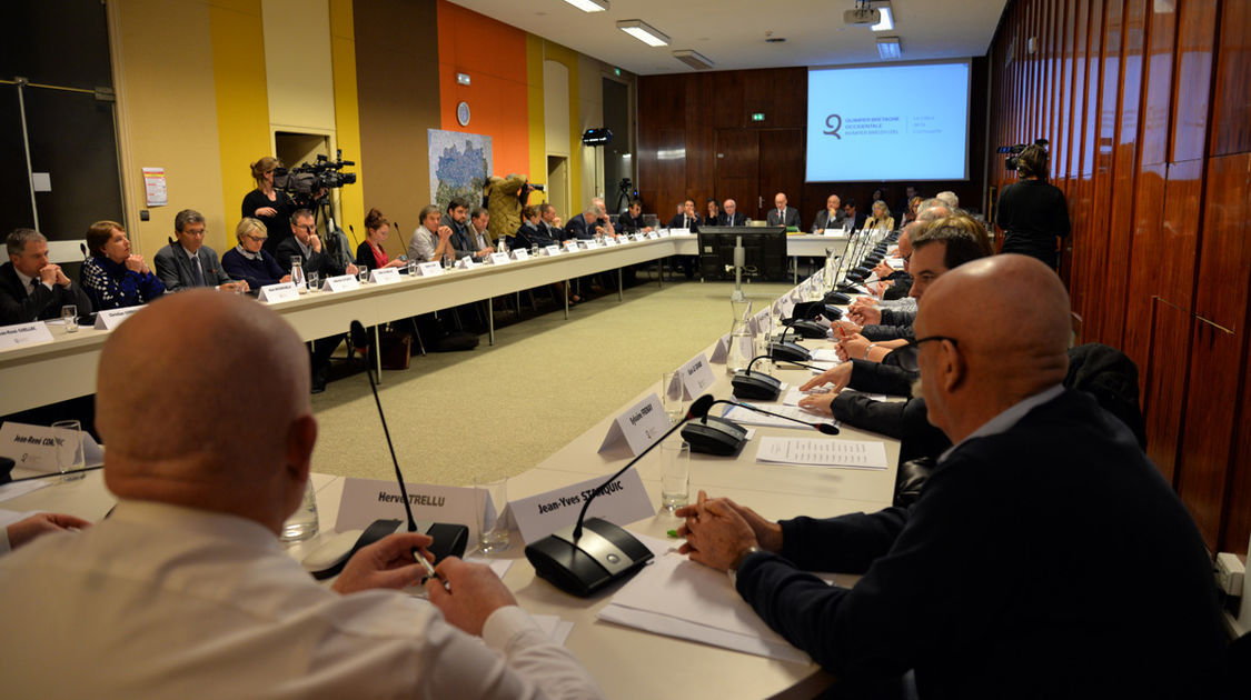 Installation du conseil communautaire de Quimper Bretagne Occidentale le 5 janvier 2017 - Election du président et vice-présidents (4)