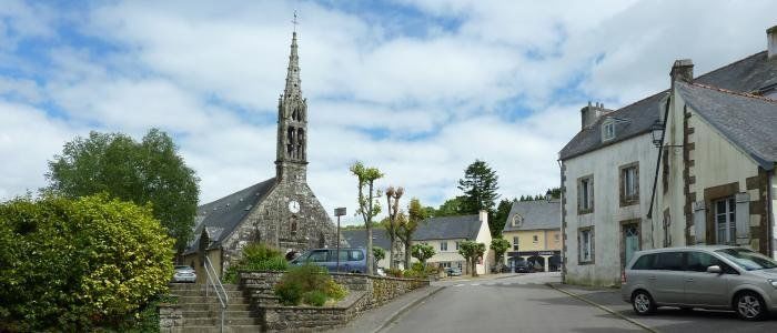 Le bourg de Landrévarzec.