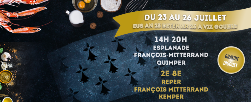 Cornouaille Gourmand : Du 23 au 26 juillet 
