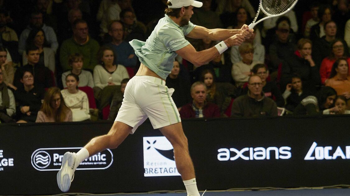 open de tennis Quimper finale Arthur Fils Gregoire Barrere