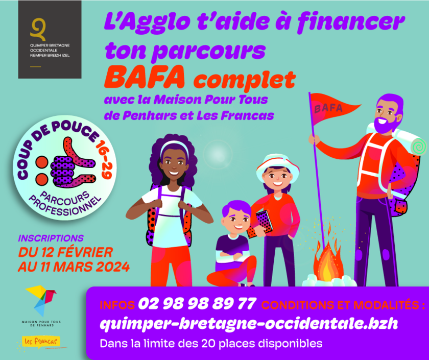 Coup de pouce 16-29 : ouverture des inscriptions pour le Parcours BAFA