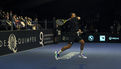 Quimper le 26 janvier 2022. Open de tennis ATP Challenger . Quart de finale. match entre les français J.W Tsonga et Alexandre Müller, vainqueur (4)