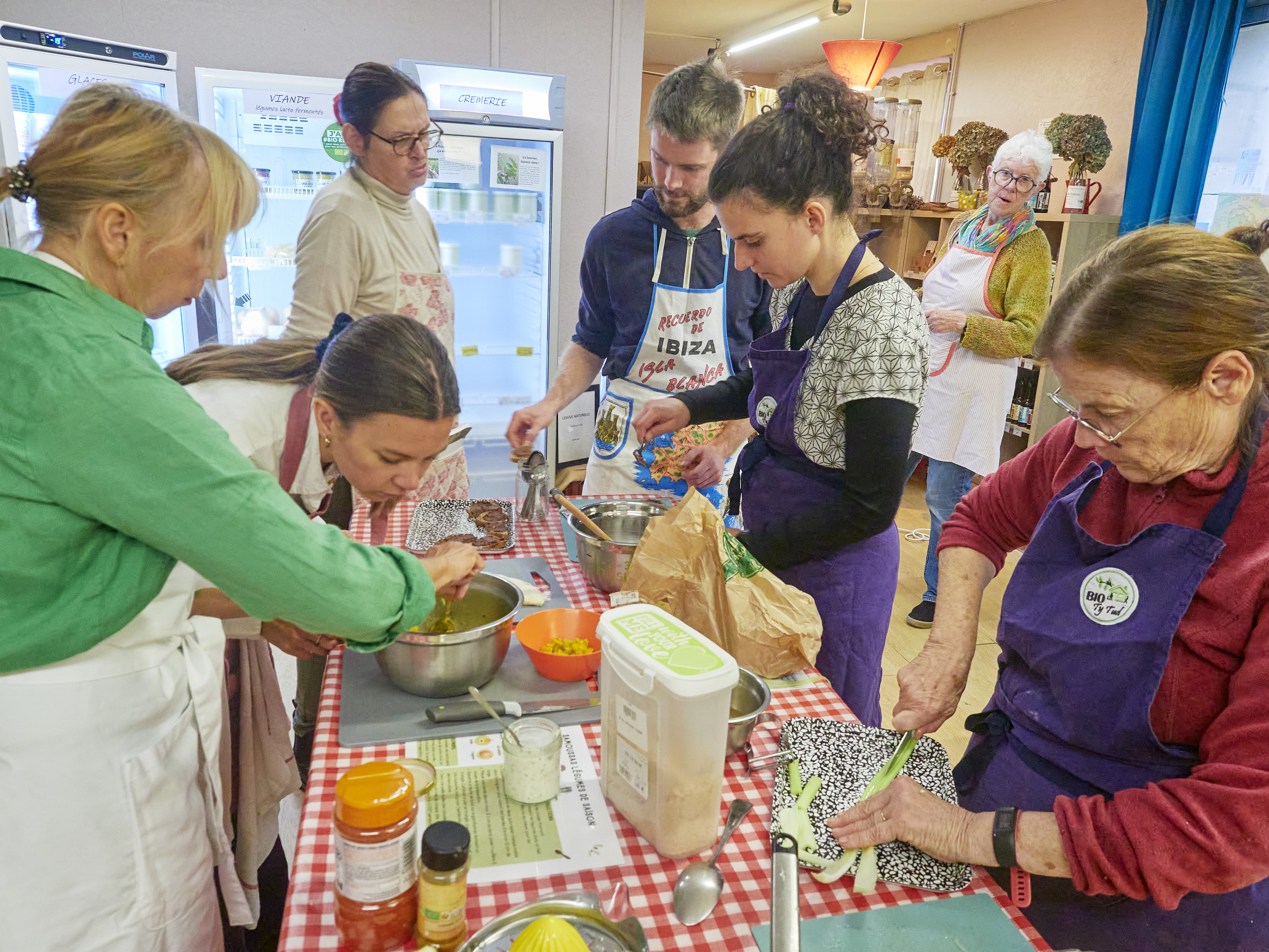 Atelier cuisine Aux goûts du jour dans le cadre du PAT 