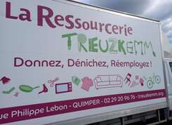 Une zone de réemploi dans la déchèterie de Briec