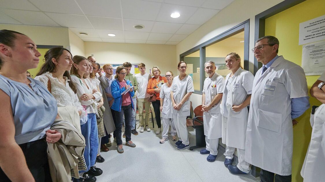 Arrivée des étudiants en dentaire à Quimper étudiants en dentaire à Quimper