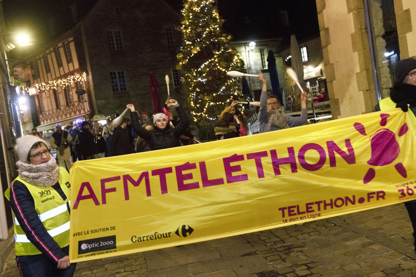 Le Téléthon : animations à Quimper du 30 novembre au 8 décembre