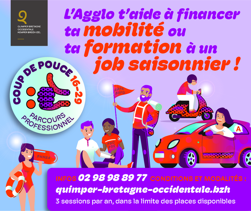 L'Agglo t'aide à financer ta mobilité ou ta formation à un job saisonnier !