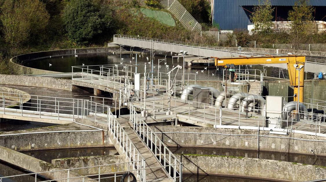 La station d épuration du Corniguel se trouve sur le bord de l Odet (14)