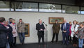 Inauguration de la médiathèque à Ergué-Gabéric le samedi 1er avril, par Ludovic Jolivet, président de Quimper Bretagne Occidentale, Hervé Herry, maire de la ville et Hervé Jaouen, écrivain. (3)
