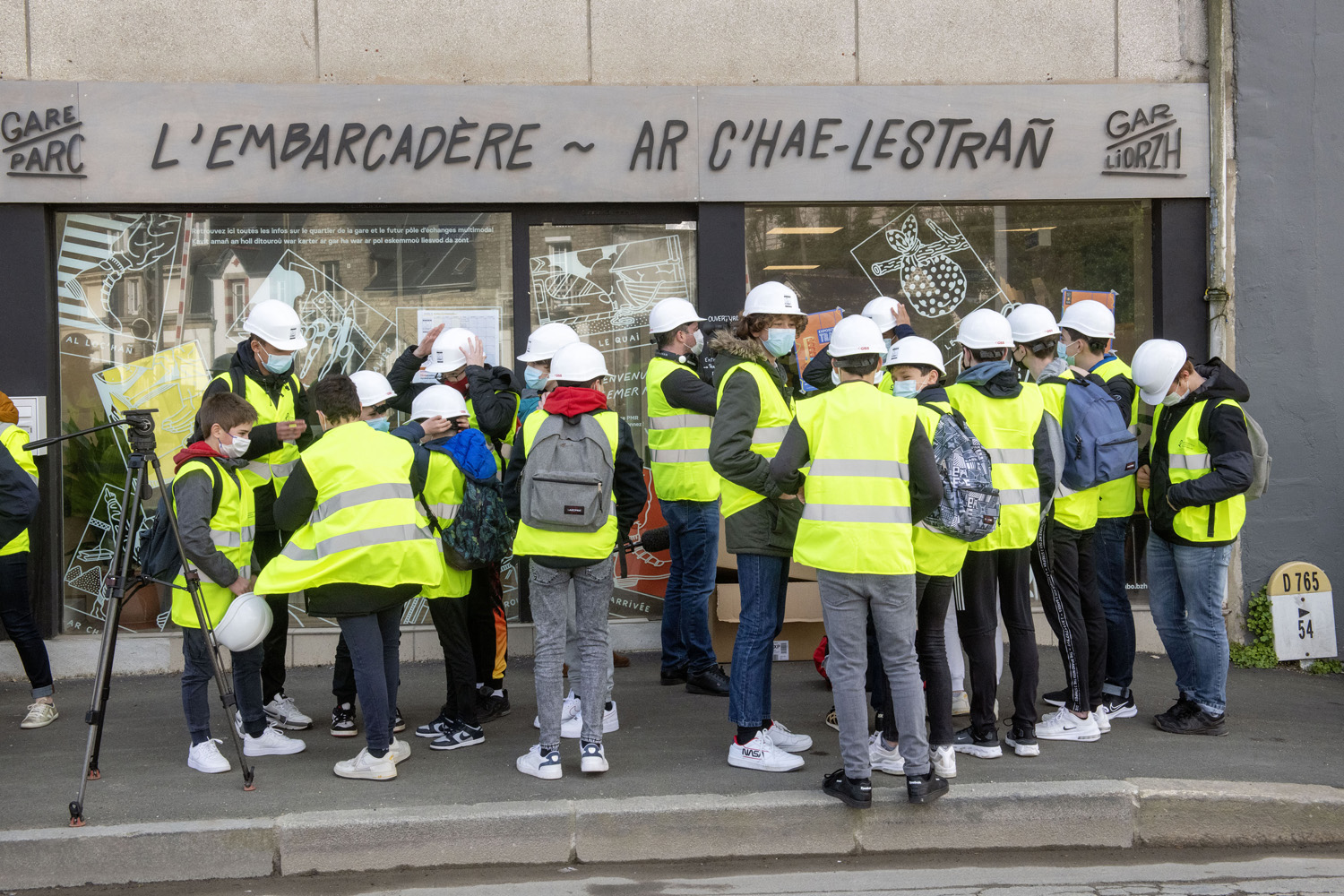 Gare-Parc : Visite de chantier