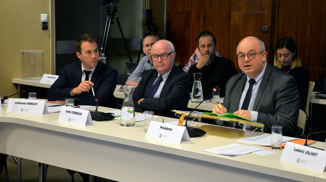 Installation du conseil communautaire de Quimper Bretagne Occidentale le 5 janvier 2017 - Election du président et vice-présidents (2)