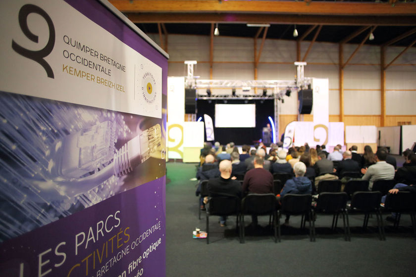 Olivier Badot a animé une conférence sur « Le commerce et la distribution de demain » devant une centaine de chefs d'entreprise.