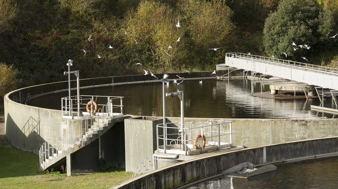 La station d épuration du Corniguel se trouve sur le bord de l Odet (13)