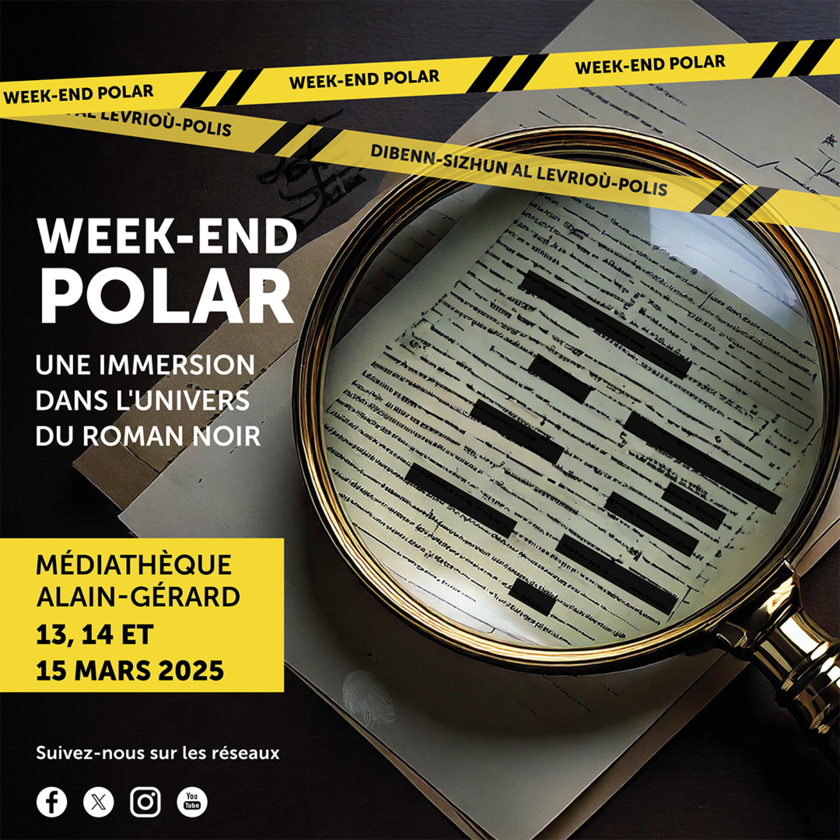 Du 13 au 15 mars : Week-end polar à la médiathèque Alain-Gérard