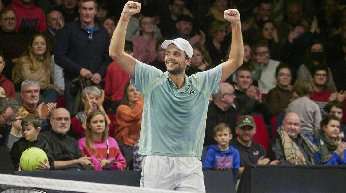 open de tennis Quimper finale Arthur Fils Gregoire Barrere 