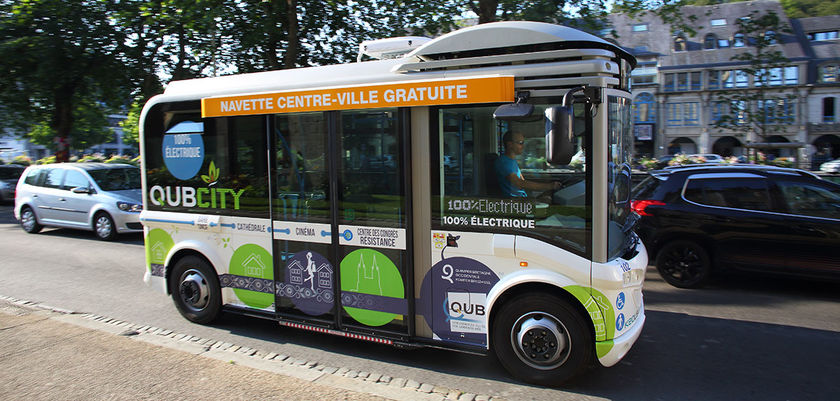 Les navettes QUB City  sont géolocalisables !