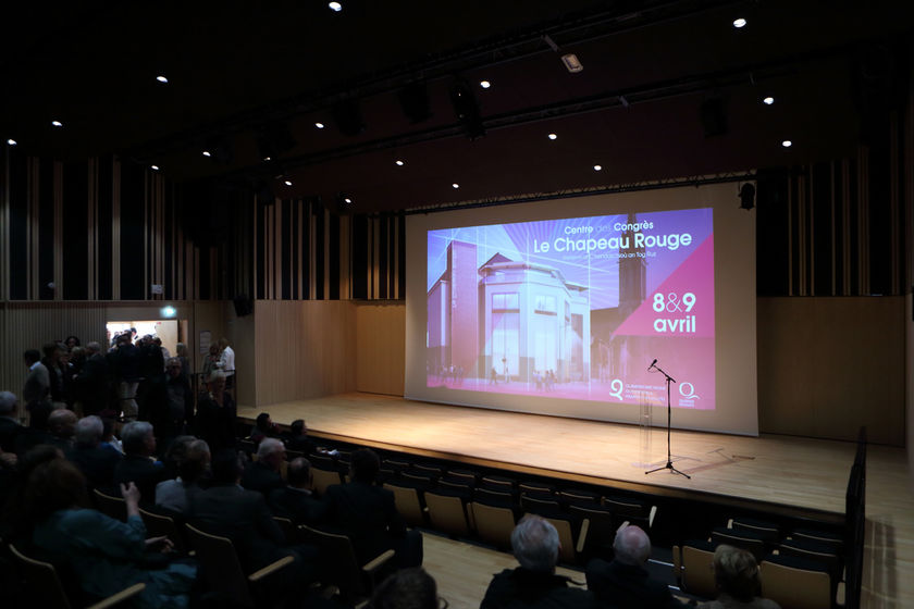 Inaugration du centre des congrès du Chapeau Rouge