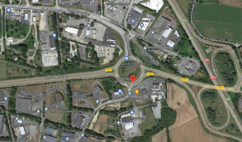 Début des travaux de restructuration des échangeurs de Troyalac’h et du Rouillen à Quimper