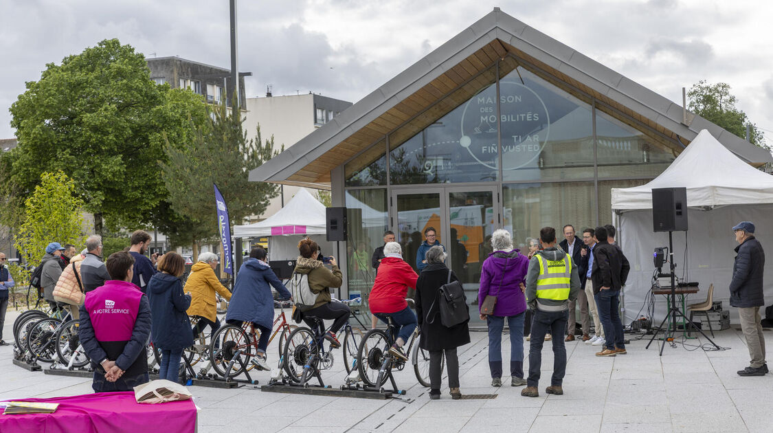 Inauguration de la Maison des mobilités à Quimper