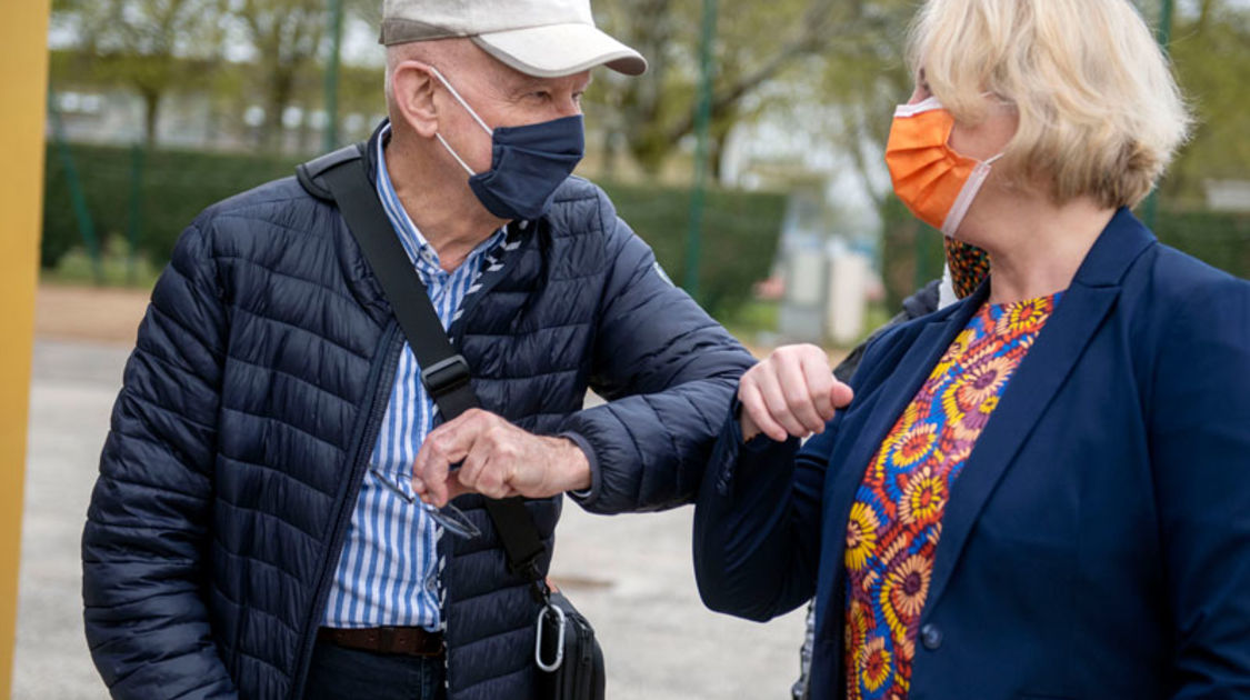 Centre de vaccination de Quimper à l'espace Dan Ar Braz