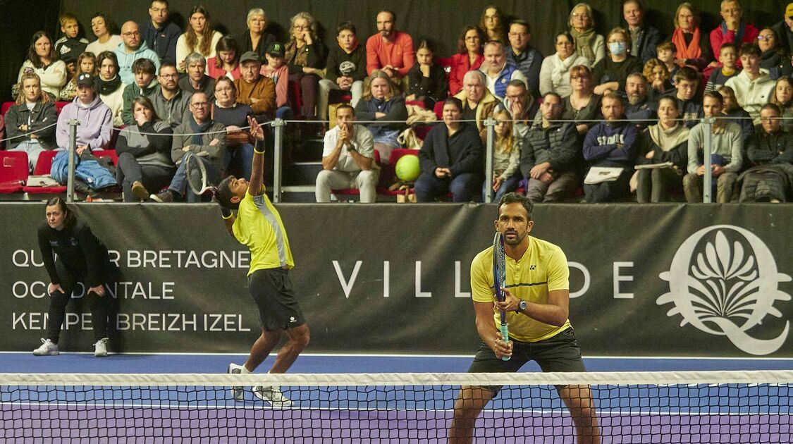 open de tennis Quimper finale double Doumbia- Reboul  Kadhe-Chandrasekar