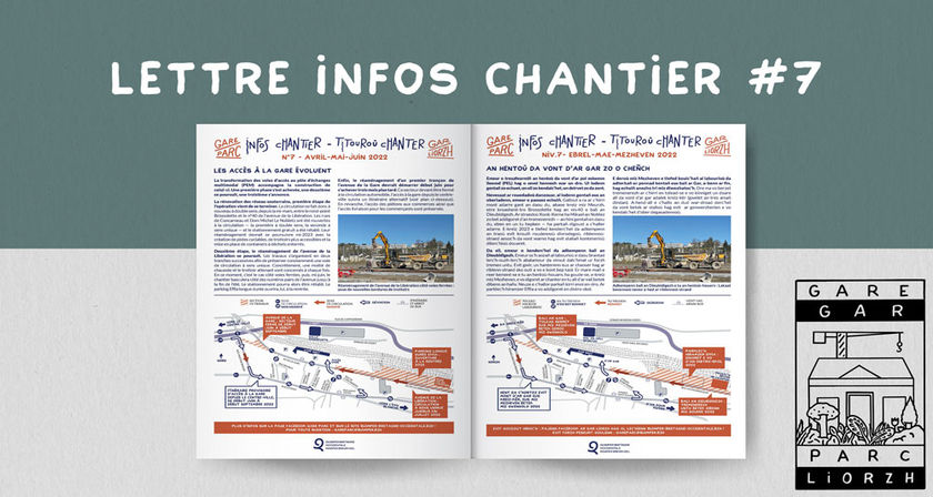 Gare-Parc : Retrouvez la lettre « Infos Chantier » #7 (avril/mai/juin)