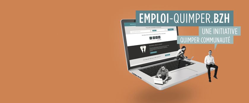 Le nouveau site web emploi-quimper.bzh